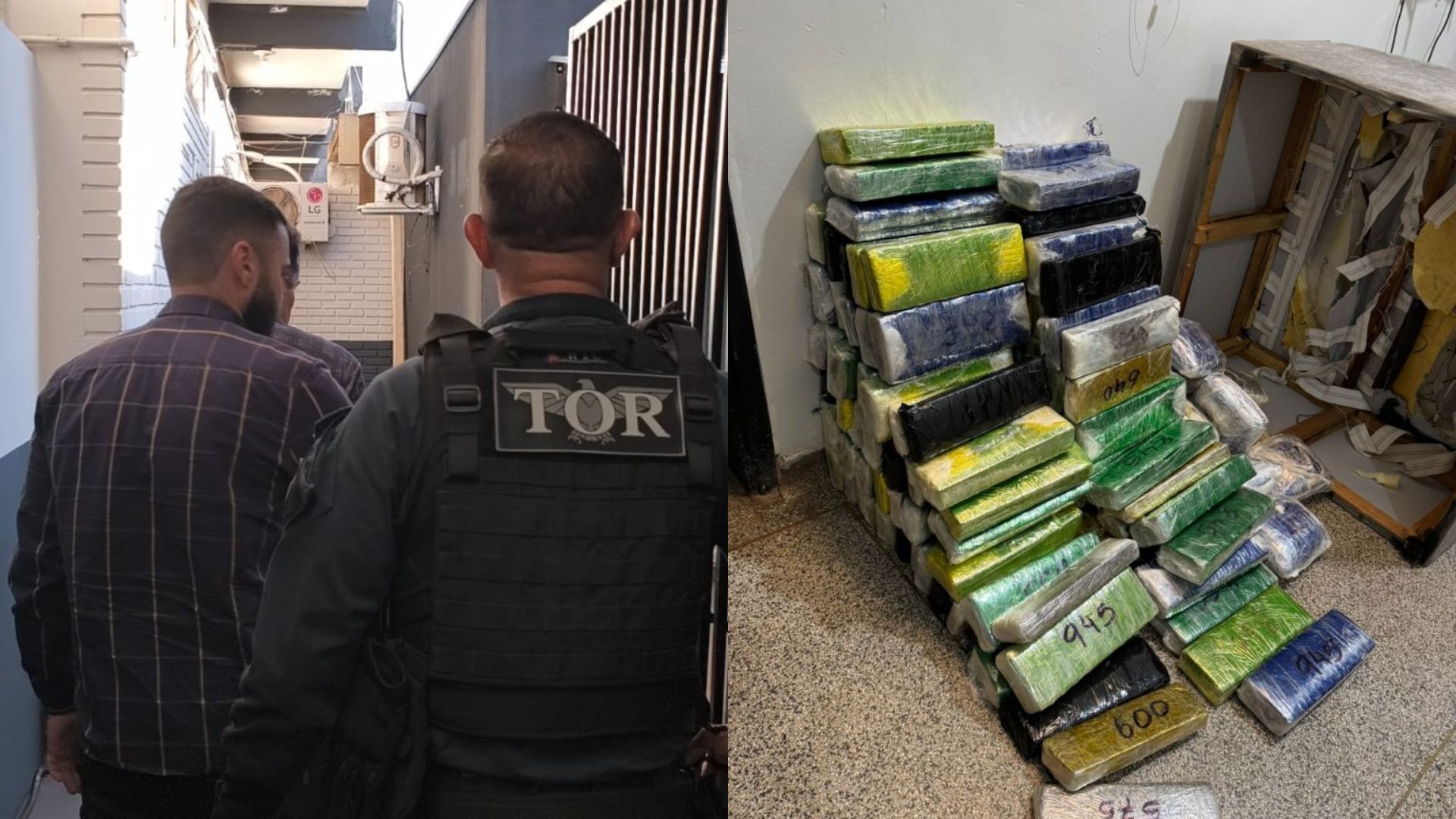 Homem é preso em hotel após contratar frete para transportar droga em MS