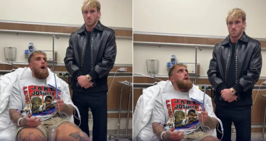 Jake Paul no hospital