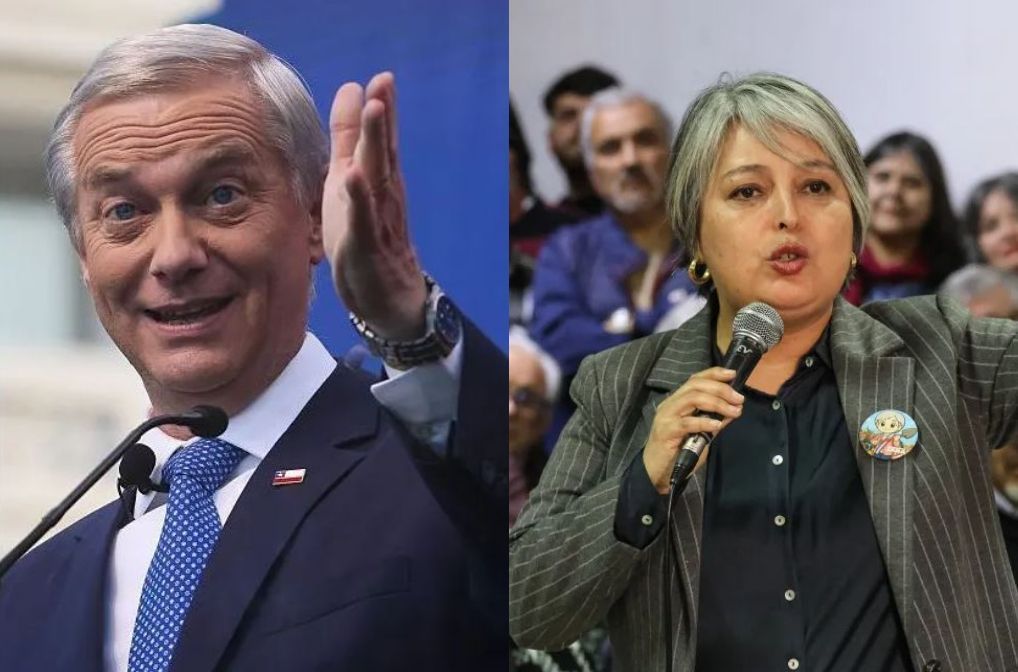 José Antonio Kast e Jeannette Jara