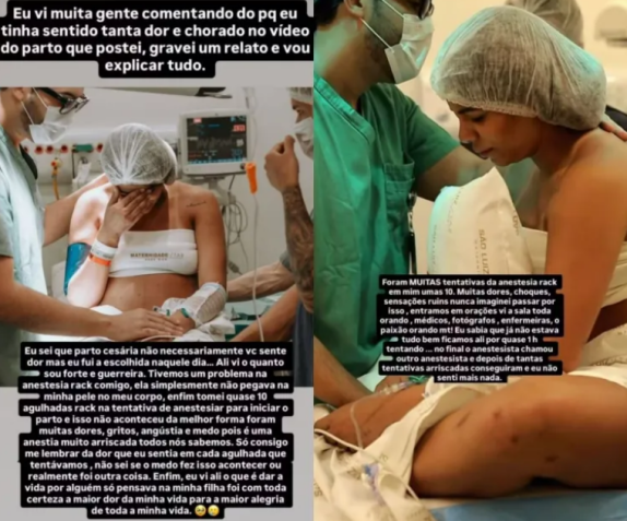 A ex-BBB Key Alves relata dores intensas durante parto da filha • Instagram | Key Alves