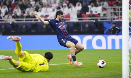 Veja gol de Kvaratskhelia, do PSG, contra o Flamengo no Intercontinental