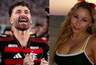 Flávia Saraiva e Léo Pereira são flagrados juntos em festa; confira