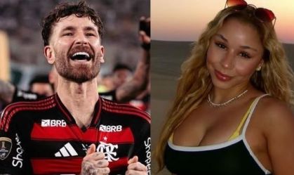 Flávia Saraiva e Léo Pereira são flagrados juntos em festa; confira