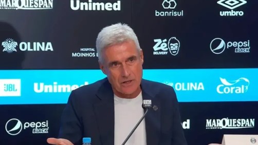 Luis Castro é apresentado no Grêmio