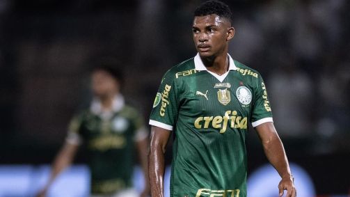 Luis Guilherme quando jogava pelo Palmeiras