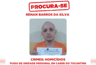 Quem é "Serial Killer da Rotatória", integrante do PCC e foragido no TO
