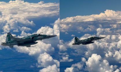 "Achei que ia bater": vídeo mostra caça da FAB perto de avião durante voo