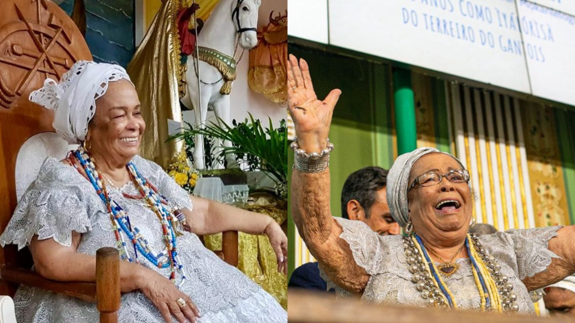 Mãe Carmen, ialorixá do Terreiro do Gantois, morre aos 98 anos em Salvador