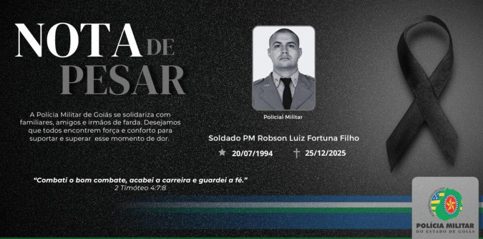 Soldado Robson Luiz Fortuna Filho • Reprodução/Polícia Militar