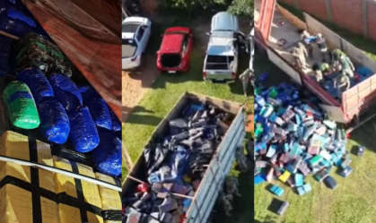 Maior apreensão de maconha do Paraguai é feita na fronteira com o Brasil