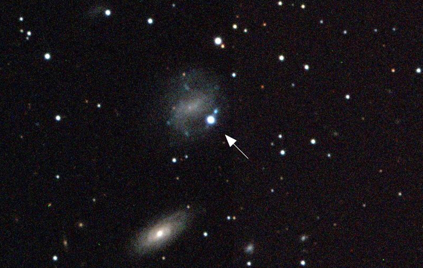 The authors compared the ancestral supernova discovered in the wake of GRB 250314A with the supernova SN 1998bw shown in the image • ESO