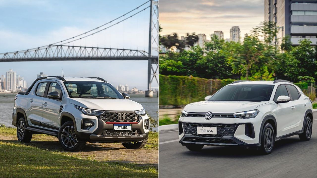 Fiat Strada e Volkswagen Tera lideram vendas de novembro