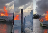 TCP queima barco de R$ 1,8 mi no Ceará após dono se recusar a pagar "taxa"