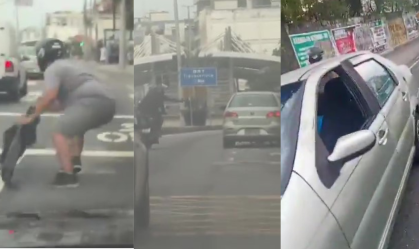 Idoso atropela bandido após assalto e tem carro alvejado por disparos no RJ