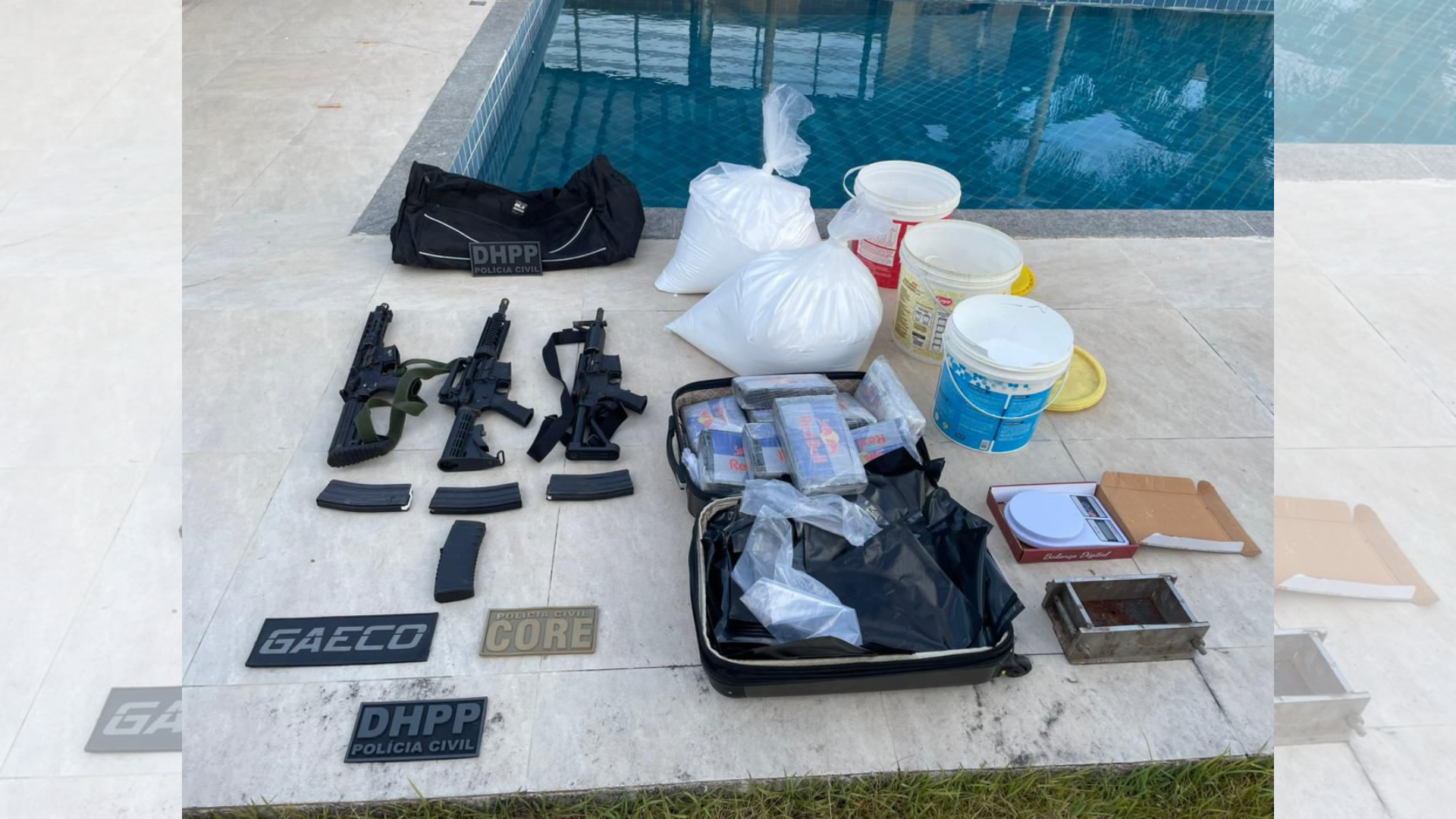 Liderança criminosa é presa em SP e depósito de drogas e armas é desarticulado na Bahia