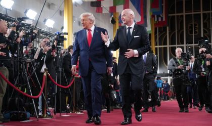 Donald Trump e Gianni Infantino