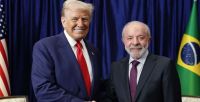Lula fala sobre fim do tarifaço e exibe foto com Trump