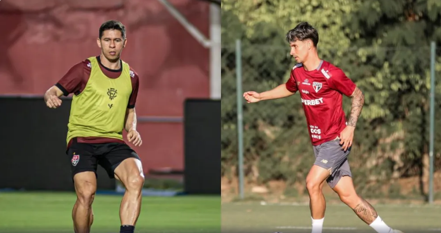 Vitória e São Paulo se enfrentam neste domingo