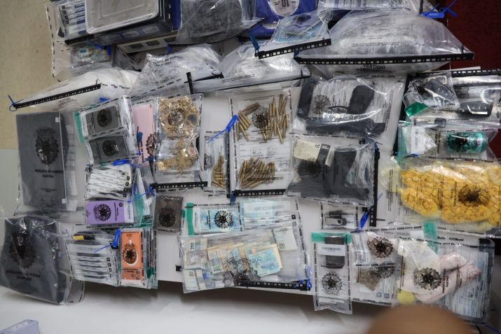Apreensões realizadas durante a Megaoperação Zimmer • Imagens: Divulgação Ascom PCBA