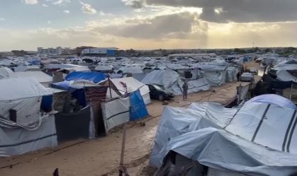 Chuvas torrenciais e frio intenso causam mortes na Faixa de Gaza