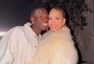 Vini Jr. comemora Ano Novo ao lado de Virgínia e Casimiro Miguel