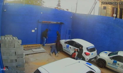 assalto empresa de segurança