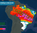 Zona de Convergência do Atlântico Sul provoca chuva intensa em 5 estados
