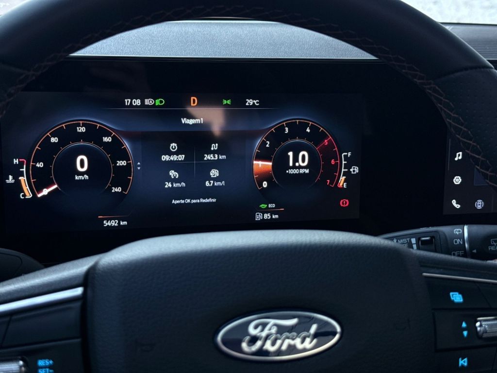 Consumo médio urbano do Ford Territory 2026