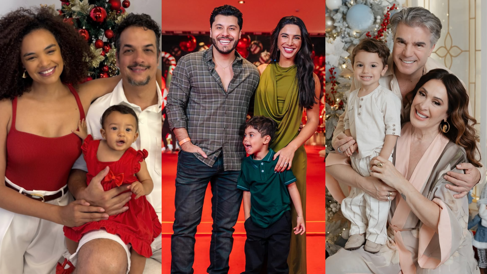 Famosos celebraram o Natal com a família