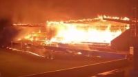 Adolescentes botam fogo em estádio na Finlândia após rebaixamento de clube