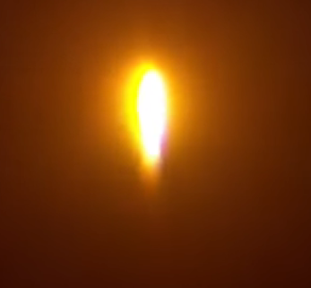 Momento da explosão do foguete • Reprodução/Innospace