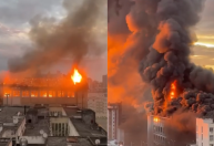 Vídeo: incêndio atinge o colégio Marista de Santa Maria, no RS