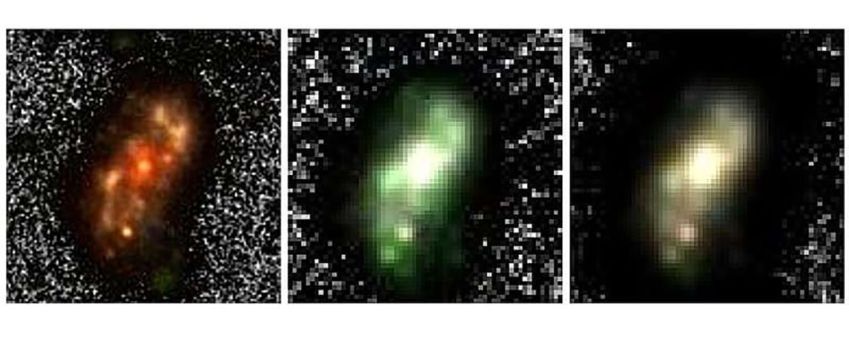 Os autores analisaram imagens da galáxia obtidas pelo JWST através de até 21 filtros diferentes • Rashi Jain e Yogesh Wadadekar, Astronomy & Astrophysics, 2025/Reprodução