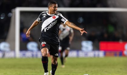 Volante do Vasco sofre grave lesão e está fora da final da Copa do Brasil