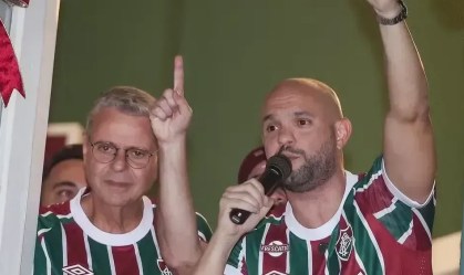 Mattheus Montenegro (dir.) é o novo presidente do Fluminense