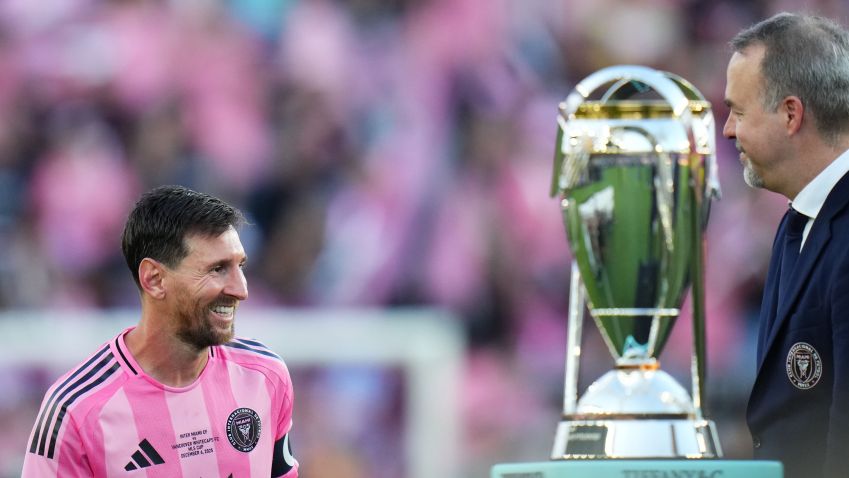 Messi foi campeão da MLS com o Inter Miami • Photo by Rich Storry/Getty Images
