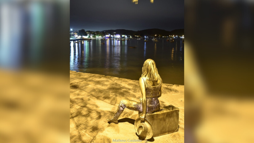 Brigitte Bardot Statue in Búzios • Matheus Coutinho/Búzios City Hall