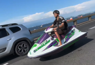 Homem que andou de moto aquática adulterada na ponte Rio–Niterói é preso
