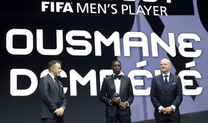 The Best 2025: Dembélé é eleito o melhor jogador do mundo pela Fifa