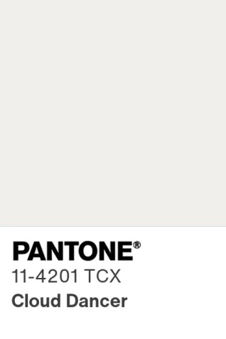 Pantone escolhe a cor "Cloud Dancer" como cor do ano de 2026 • Pantone