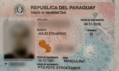 Silvinei tentou usar identidade de paraguaio que teve documento extraviado