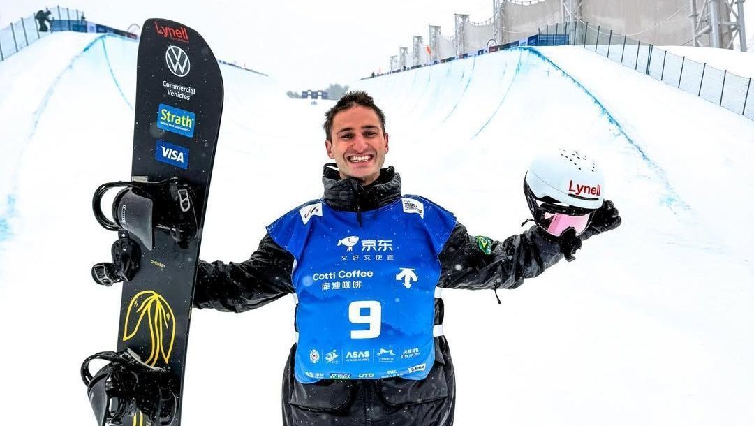 Pat Burgener, representante do Brasil na Copa do Mundo de Snowboard