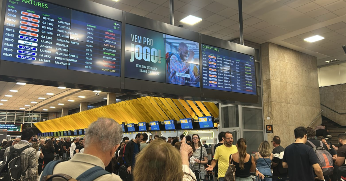 Aeroportos de São Paulo têm mais de 340 voos cancelados após vendaval