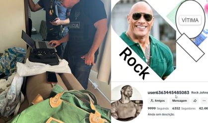 Homem é preso por operar golpe que usava perfil falso do ator “The Rock"