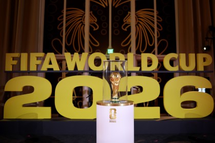 Troféu da Copa do Mundo 2026 no Kennedy Center