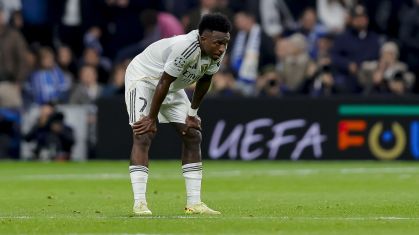 Vini Jr. lamenta derrota para o Manchester City na Champions