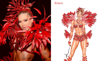Saiba quem é o designer por trás dos looks de Carnaval de Virginia Fonseca