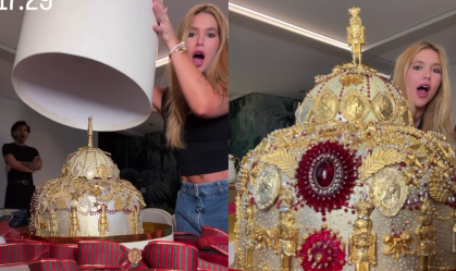 Virginia ganha panetone luxuoso que custa mais de R$ 5 mil; veja detalhes