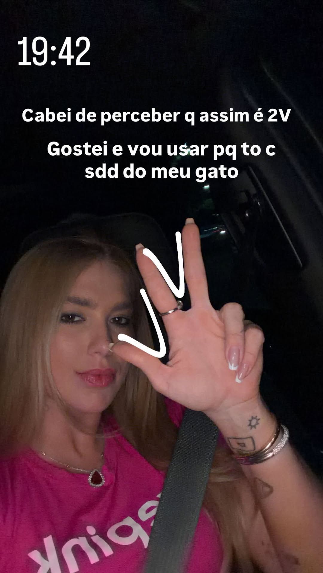 Virginia se declara ao namorado, Vini Jr • Instagram/Virginia
