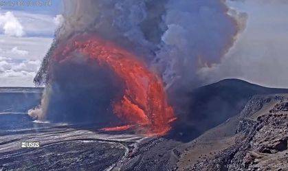 Vídeo: Erupção do vulcão Kilauea, no Havaí, danifica câmera